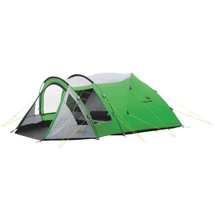 Easy Camp 4 Person Cyber 400 Tent, Green / Silver 120196