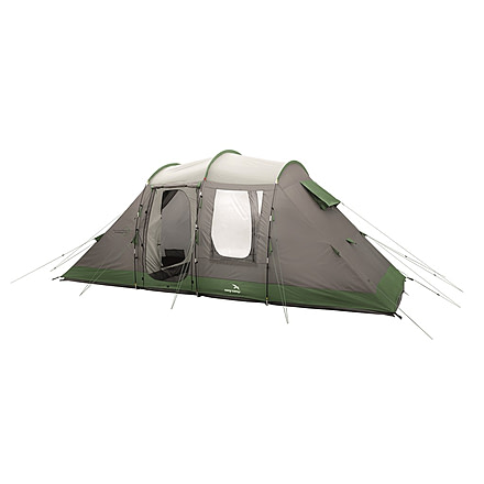 Easy Camp Huntsville Twin Tunnel Tent - 4 Person, 3 Rooms, Light/Dark Blue 120269