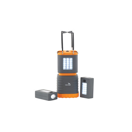 Easy Camp Sinai LED Lantern, 5 Watt, 270 Lumens, Gray/Orange 680115