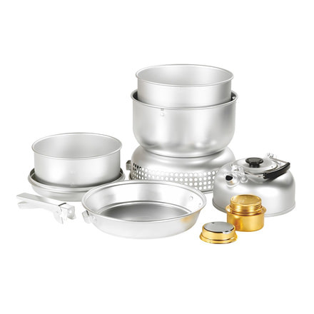 Easy Camp Storm Cooker Stove Pan set, Silver 680011