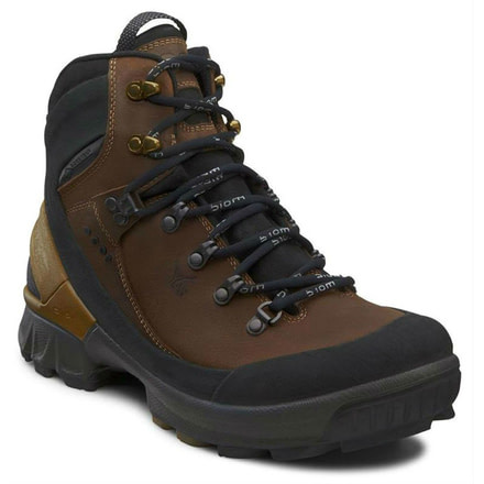 ECCO BIOM Hike GTX Backpacking Boot - Men's-Blk/Camel/Tobacco-Medium-40