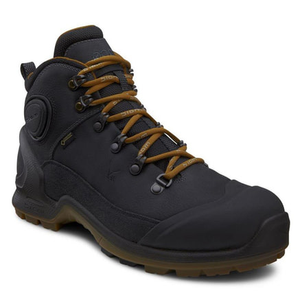 ECCO Biom Terrain Plus Hiking Boot - Men's-Blk/Blk/Tobacco-Medium-40