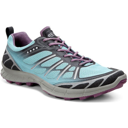 ECCO Biom Trail FL Hiking Shoe - Women's-Black/Aquatic/Grape-Medium-40