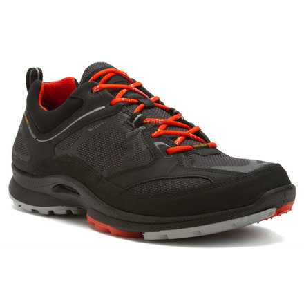 ECCO BIOM Ultra Quest GTX Hiking Shoe - Men's-Blk/Moonless/Fire-Medium-40