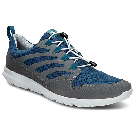 ECCO Calgary Sneaker Casual Shoe - Men's-Dark/Blue/Black-Medium-42