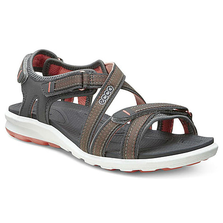 ECCO Cruise Sandal - Womens-Dark Shadow/Coral-Medium-37