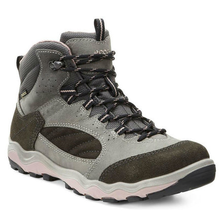 ECCO Ulterra Mid GTX Hiking Boot - Womens-Shadow/Woodrose-Medium-41
