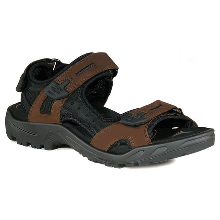 ECCO Yucatan Sandal - Men's-Bison/Black-Medium-41