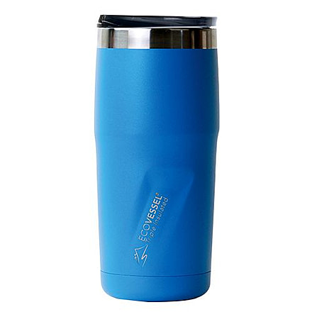 Eco Vessel METRO Insulated Bottle, 16oz, Island Blue, Island Blue, Stainless Steel, 100 Year Manufacturer Warranty, EVS-77040