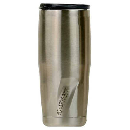 Eco Vessel METRO Insulated Bottle, 24oz, Silver Express, Silver Express, Stainless Steel, 100 Year Manufacturer Warranty, EVS-77262