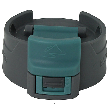 Eco Vessel Perk Accessory Lid w/ Light Gray and Teal Coffee Top 2160184