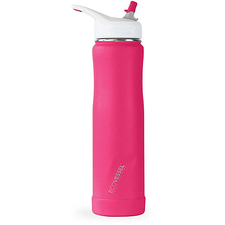 Eco Vessel Summit TriMax Insulated Water Bottle, 24oz, Magenta, SUMT24WM