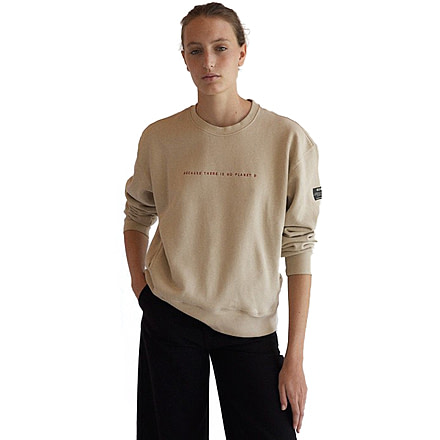Ecoalf Bolonialf Sweatshirt - Womens, Beige, Large, GASTBOLON8002WW21-051-L