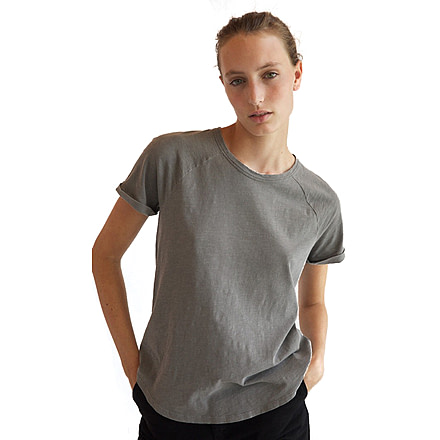 Ecoalf Greatalf B T-Shirt - Womens, Dark Grey, Small, GATSGREAT1230WW21-233-S