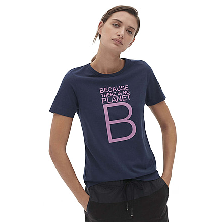 Ecoalf Mariela Big B T-Shirt - Womens, Midnight Navy, Extra Large, GATSMARBI2400WW19-163-XL