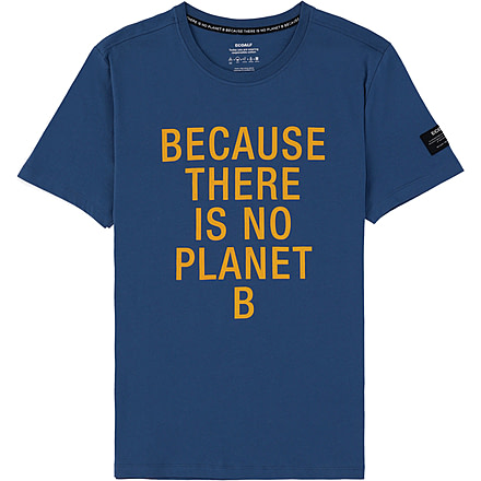 Ecoalf Natal Classic Because T-Shirt - Mens, Blue, Small, GATSNATBE3000MS20-153-S