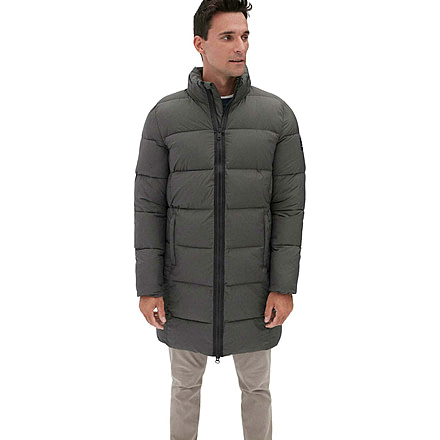 Ecoalf Phil Down Coat - Mens, Dark Khaki, Large, GAJKPHILD4070MW19-106-L