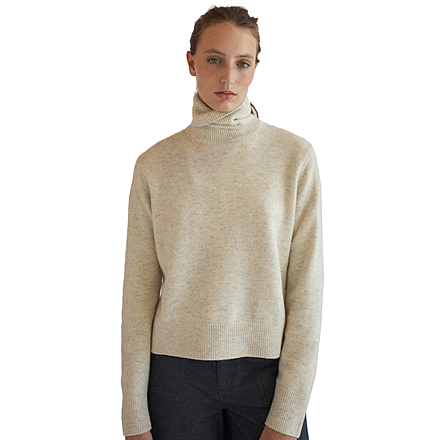 Ecoalf Pinalf Jersey - Womens, White Melange, Extra Small, GAKNPINOJ6320WW21-342-XS