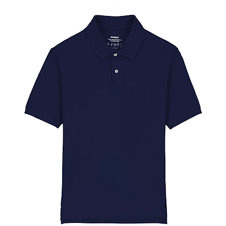 Ecoalf Tedalf Regular Pique Polo - Mens, Midnight Navy, XL, GAPOTEDRE8205MS22-163-XL