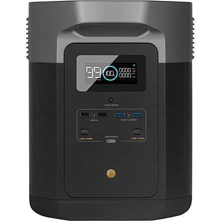 EcoFlow 1600 DELTA Max Portable Power Station, Black/Grey, DELTAMax1600-US