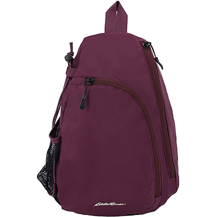 Eddie Bauer Ripstop 8L Shoulder Sling Pack, Dark Plum, EBB1007-512