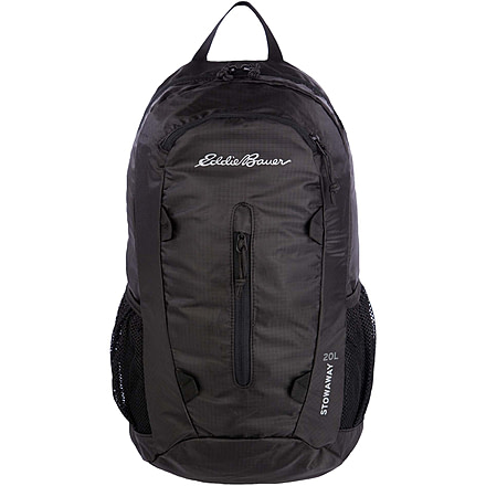 Eddie Bauer Stowaway Packable 20L Backpack, Onyx, EBB3001-031