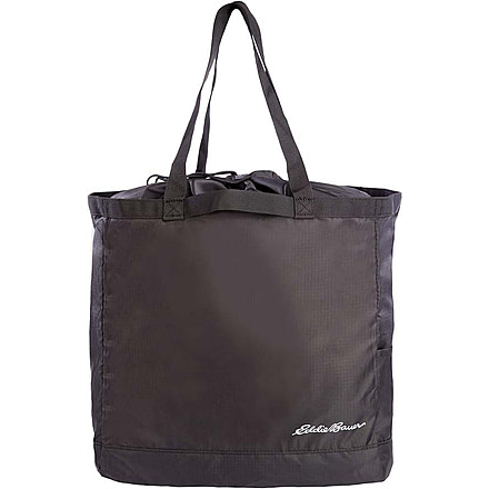 Eddie Bauer Stowaway Packable 25L Cinch Tote, Onyx, EBB3002-031