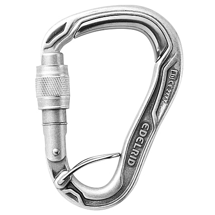 Edelrid HMS Bulletproof Screw FG Carabiners, Non-Anodized Eco, 737260001070