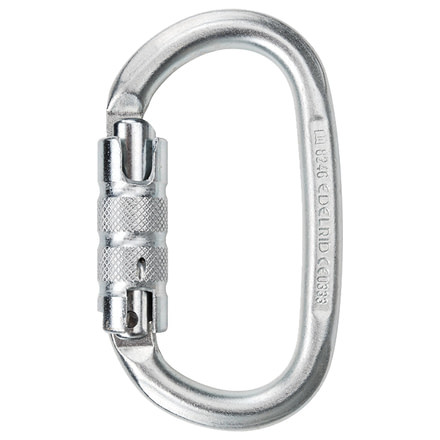 Edelrid Steel Oval Twist, Silver, 882460000060