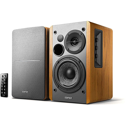 Edifier R1280DB Powered Bookshelf Bluetooth Speakers, Brown, 4003066