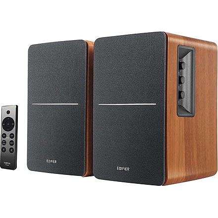 Edifier R1280DBs Powered Bookshelf Bluetooth Speakers, Brown, 4005046