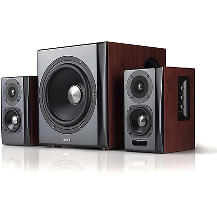 Edifier S350DB Bluetooth Bookshelf Speakers with SUB, Brown, 4003158