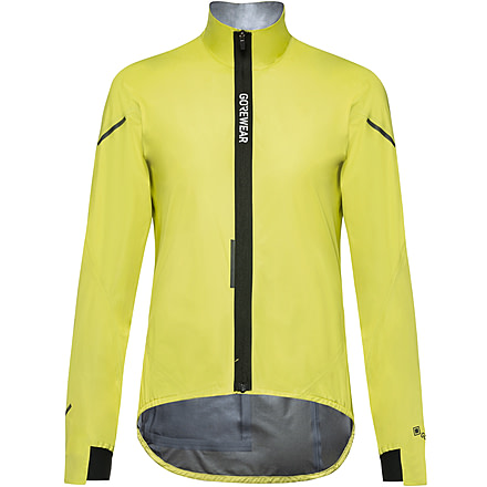 GOREWEAR SPINSHIFT GORE-TEX Cycling Jacket Womens in Lime Yellow 2XS Slim fit Waterproof 2E22A641, 101065-CB00-34