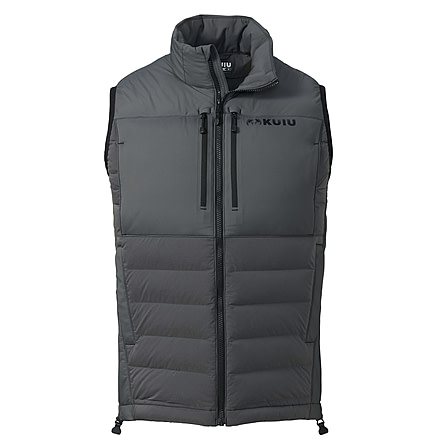 KUIU Flyway Insulated Hunting Vest - Men's, Gunmetal, 3XL, Synthetic, Adult, Male, 7494982959262