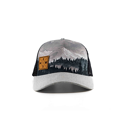 Milk X Whiskey Denali Trucker Hat 8AA7D83D, Multi Grey, mxwhmdthmg