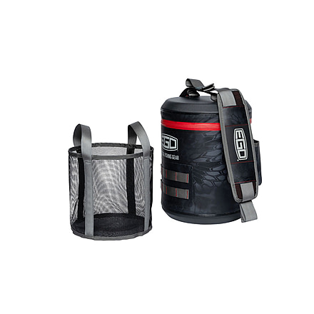 EGO Kryptek Soft Sided Bait Cooler/Bucket w/ Marine Metal Aerator, Typhon, Typhon, 75081