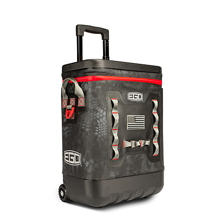 EGO Kryptek TPU Tactical 30L Cooler w/ Telescoping Handle and Wheels, Typhon, 75050
