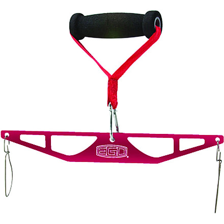 EGO Tourn Culling Beam 3/16in Annodize Alum Plate RemovableHdl Laser Etched, Red, 73009