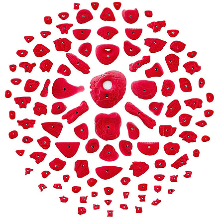 eGrips Classic Home Gym Kit, Red, 303004-1112