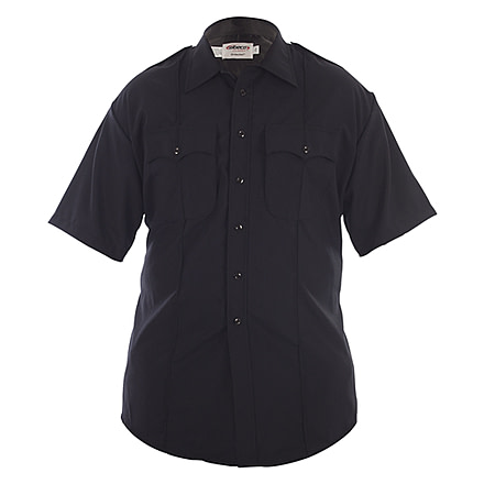Elbeco Distinction West Coast Short Sleeve Poly/Wool Shirt - Mens, 14.5 in, Navy, 8850N-14.5
