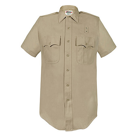 Elbeco LA County Sheriff Short Sleeve Poly/Wool Shirt - Mens, 14.5 in, Silver Tan, 5030-14.5