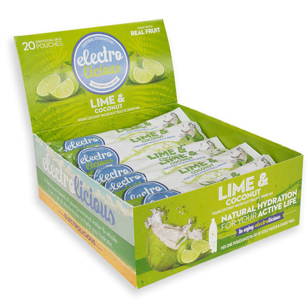 Electrolicious Lime and Coconut Electrolyte Drink Mix-Single