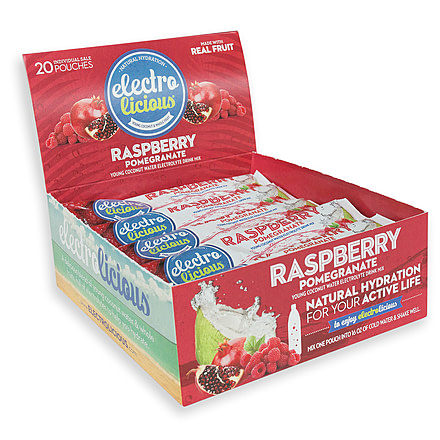 Electrolicious Raspberry Pomegranate Electrolyte Drink Mix-Single