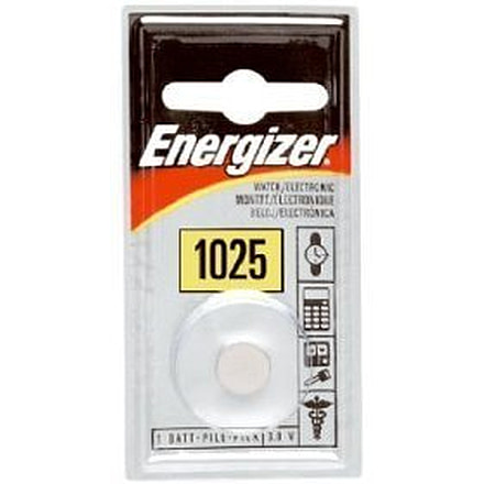 Energizer 3 Volt Lithium Coin Button Cell Electronic / Watch Battery, CR1025, ECR1025BP