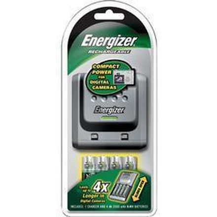 Energizer Sliding AA / AAA Charger with 2 AA & 2 AAA Nimh Rechargeable Batteries CHDCWB-4