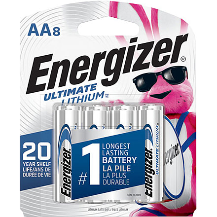 Energizer Ultimate Lithium Batteries AA, 8-pack, L91SBP8