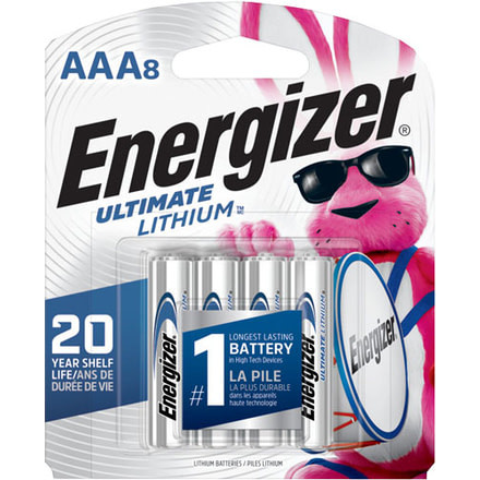 Energizer Ultimate Lithium Batteries AAA, 8-pack, L92SBP8