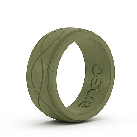 Enso Ring Men's Infinity-Army Green-12