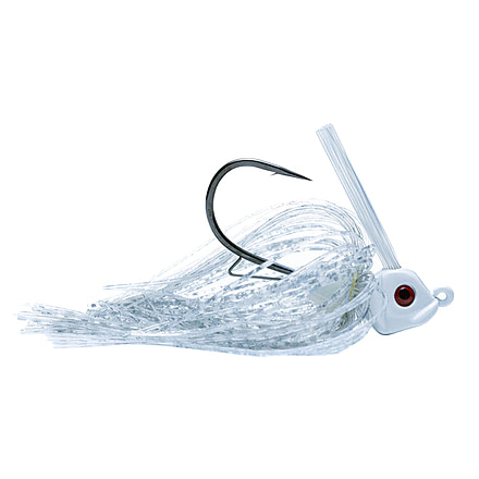 Epic Baits Compact Swim Jig, SJ, Ghost White, 1/4 oz, SJC4WHT027