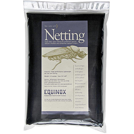 Equinox Pkgd No-see-um Mosquito Net MAT705